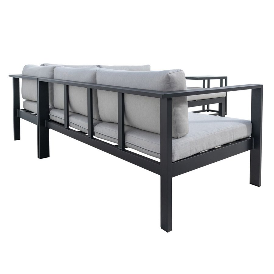 Havesofa Agnes Grafit 224 x 224 x 65,5 cm hj�rneskab #7