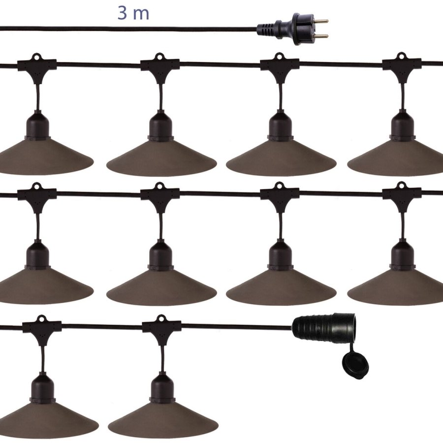 LED guirlande Chateau E27 23 x 22 x 12 cm #1