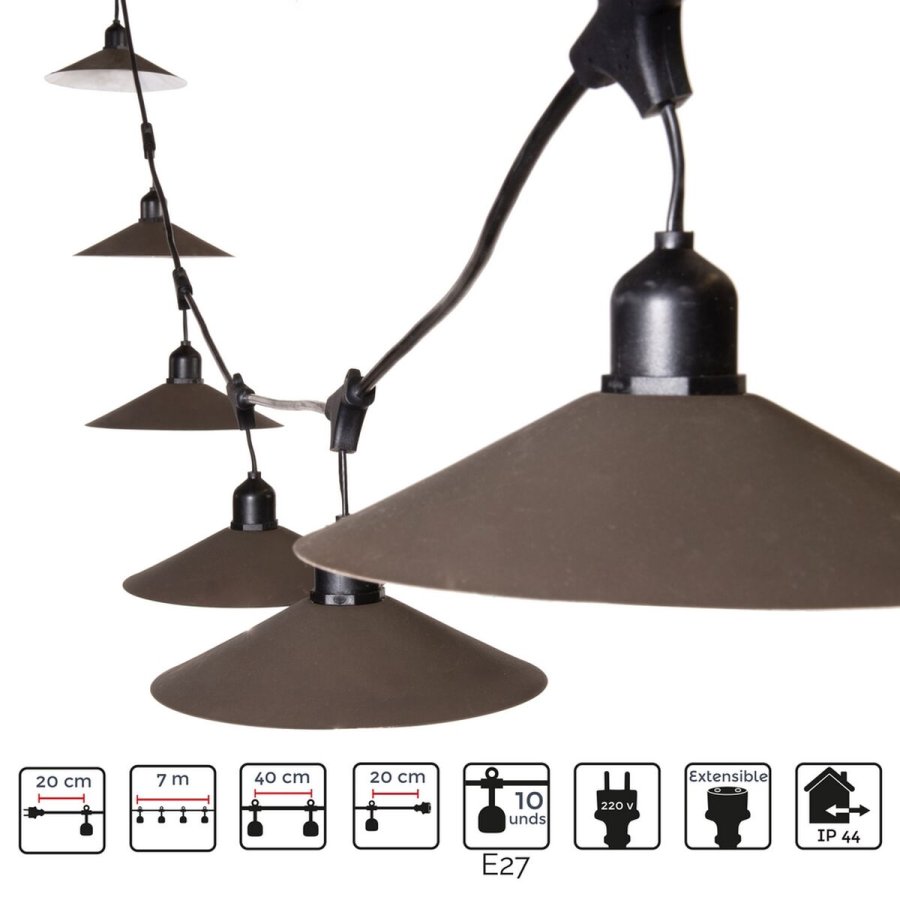 LED guirlande Chateau E27 23 x 22 x 12 cm #5