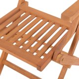 Vrtni stol Kate 51 x 60 x 90 cm Natur Akacie #4