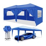 Lysthus Gazebo St�l 600 x 300 x 260 cm Bl� #1