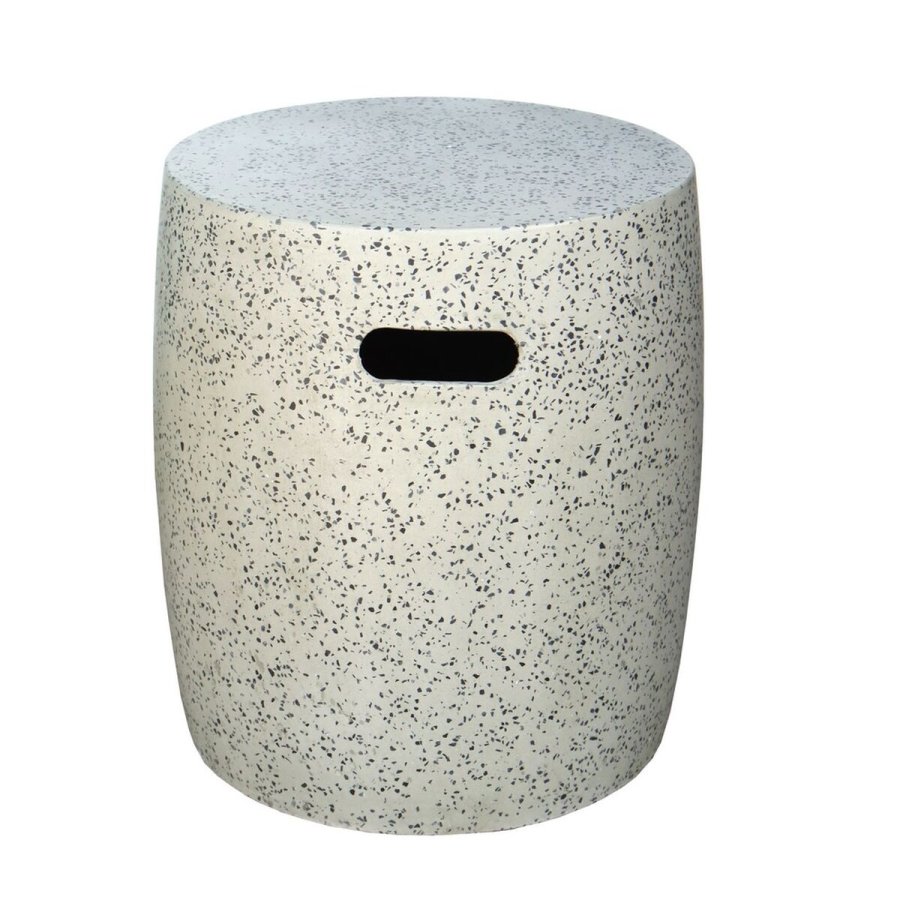 Taburet Terrazzo Sort 40 x 40 x 45 cm #5