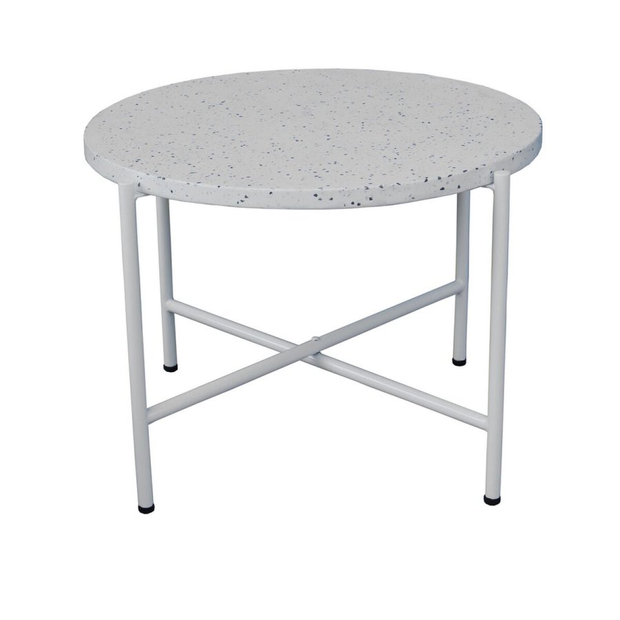 Sofabord Terrazzo Hvid 60 x 60 x 45 cm #1