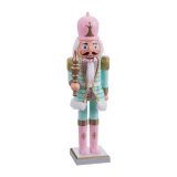Julepynt Bl Pink Soldat 11 x 9 x 38 cm #1