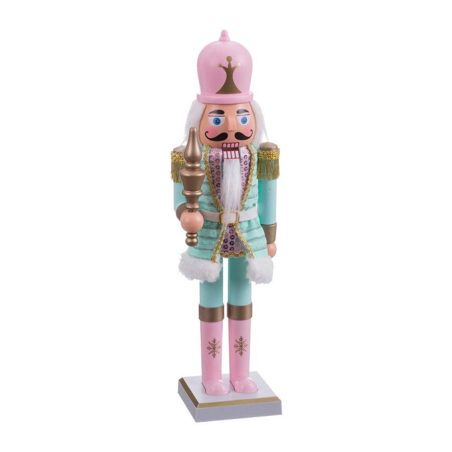 Julepynt Bl Pink Soldat 11 x 9 x 38 cm #1