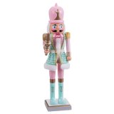 Julepynt Bl Pink Soldat 14 x 12 x 52 cm #1