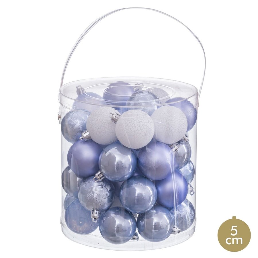 Julekugler Bl Plastik  5 cm (40 enheder) #1
