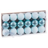 Julekugler Bl Plastik  6 cm (18 enheder) #5