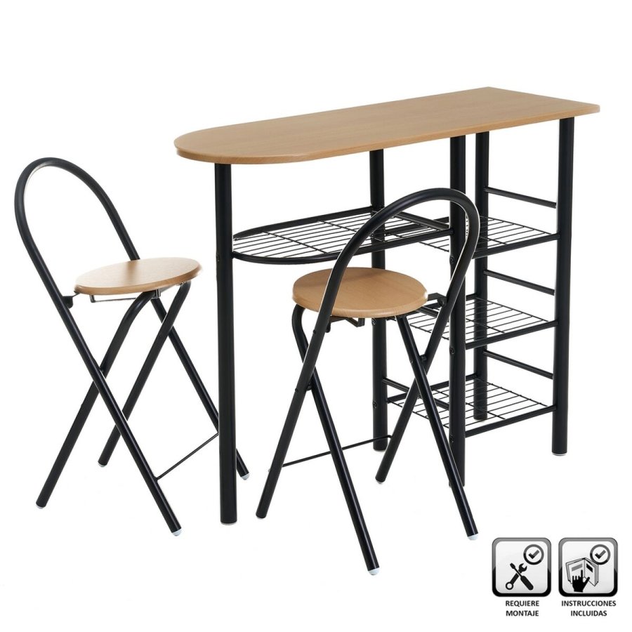 Spisebordst med 2 stole 100 x 74 x 88 cm #2