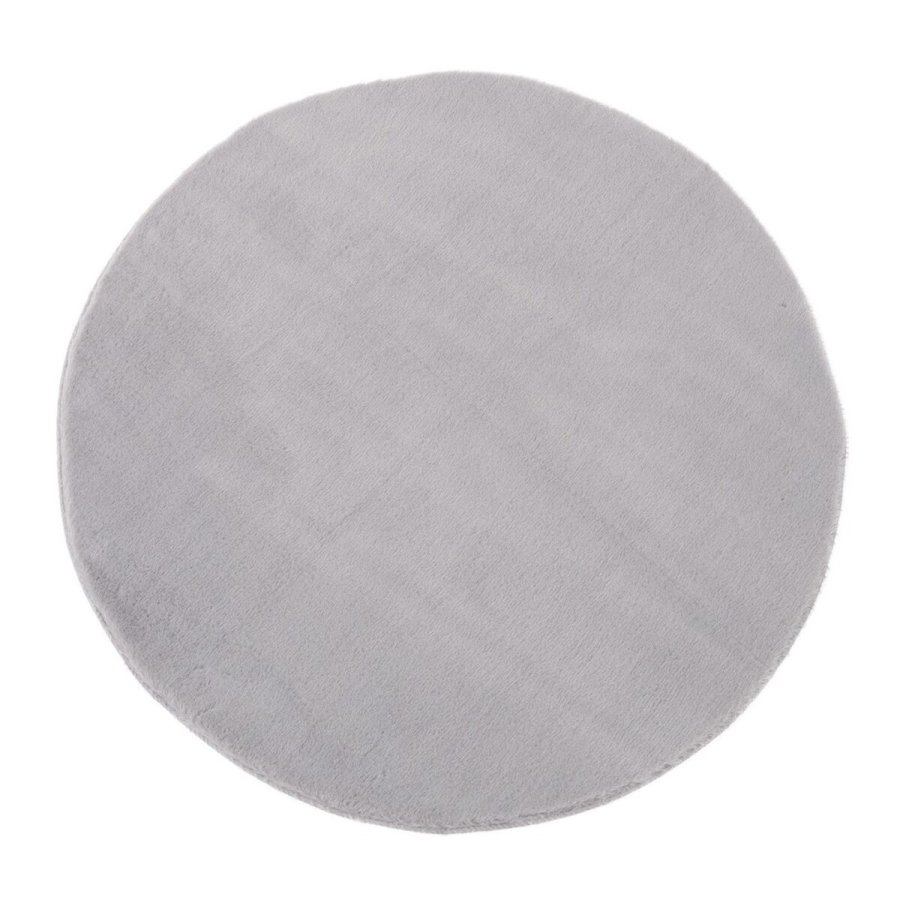Tppe SOFTLY Lysegr 80 x 80 x 0,5 cm #1