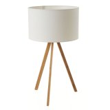 Bordlampe Natur 40 W 220-240 V 30 x 30 x 55 cm #1