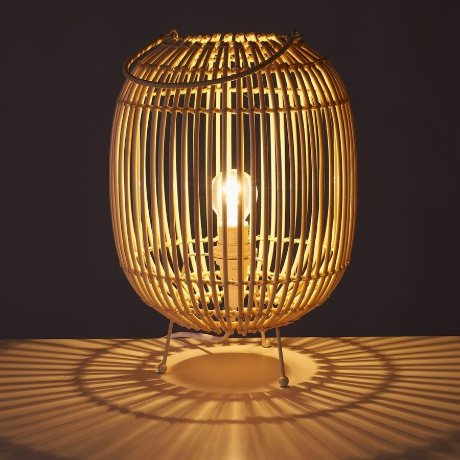 Bordlampe Natur Metal Spanskrr 40 W 220-240 V 23 x 23 x 31 cm #4