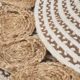 Tppe NATUR V Hvid Natur 90 x 90 x 1 cm #13