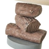 Bordlampe Hvid Brun Beige 40 W 220-240 V 26 x 19 x 35 cm #2