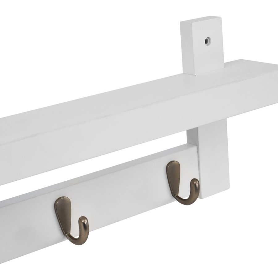 Hylder Hvid Bambus 49 x 12 x 18 cm #3