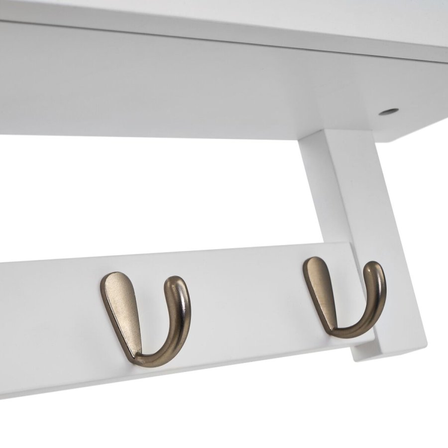 Hylder Hvid Bambus 49 x 12 x 18 cm #4