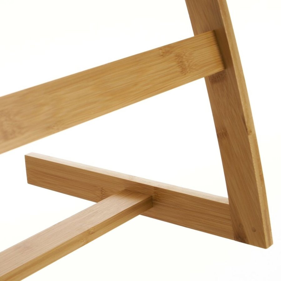 Fritstende hndkldestativ Natur Bambus Rustfrit stl 57 x 35 x 81 cm #13
