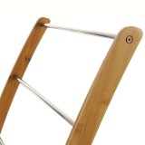Fritstende hndkldestativ Natur Bambus Rustfrit stl 57 x 35 x 81 cm #17