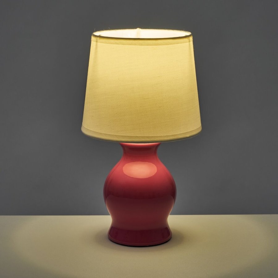 Bordlampe Hvid Pink 40 W 220-240 V 15 x 15 x 26 cm #4