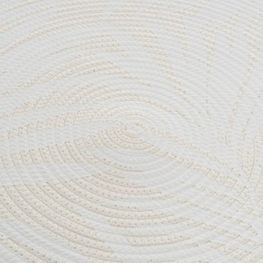 Tppe Hvid Beige 90 x 90 x 0,5 cm #5
