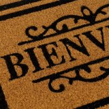 Drmtte BIENVENUE Brun Sort PVC Kokosnd Fiber 60 x 40 x 1,5 cm #5