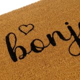 Drmtte BONJOUR Brun Sort PVC Kokosnd Fiber 60 x 40 x 1,5 cm #5