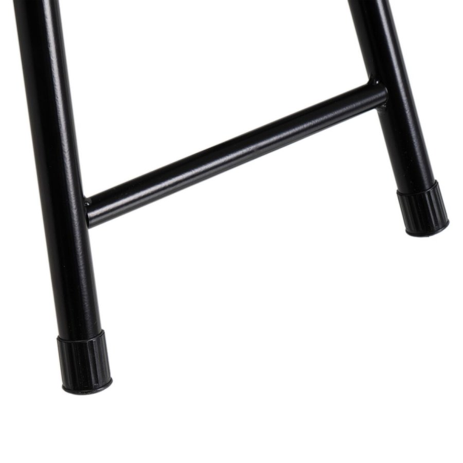 Taburet Sort Polyuretan PVC Jern 30 x 30 x 45 cm #17