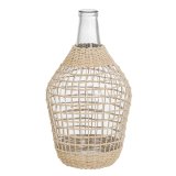 Vase Natur Glas Spanskrr 23 x 23 x 40 cm #1