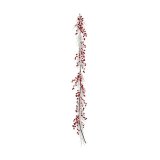 Juleguirlande Krist+ K1912687 Hvid Rd Plastik snefald 40 x 9 x 40 cm #1