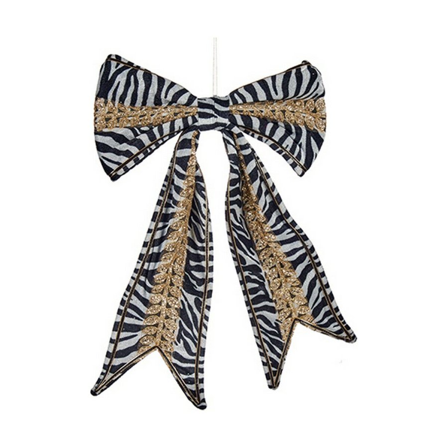 Lasso Zebra Julepynt 45 x 30 cm Sort Hvid #1