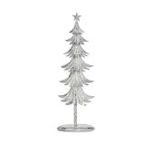 Juletr 20 x 58 x 13 cm Metal Hvid #1