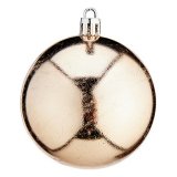 Julekugler  7 cm 12 enheder Champagne Plastik #1