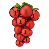 Julekugle Druer Small Rd Plastik 15 x 15 x 20 cm #1