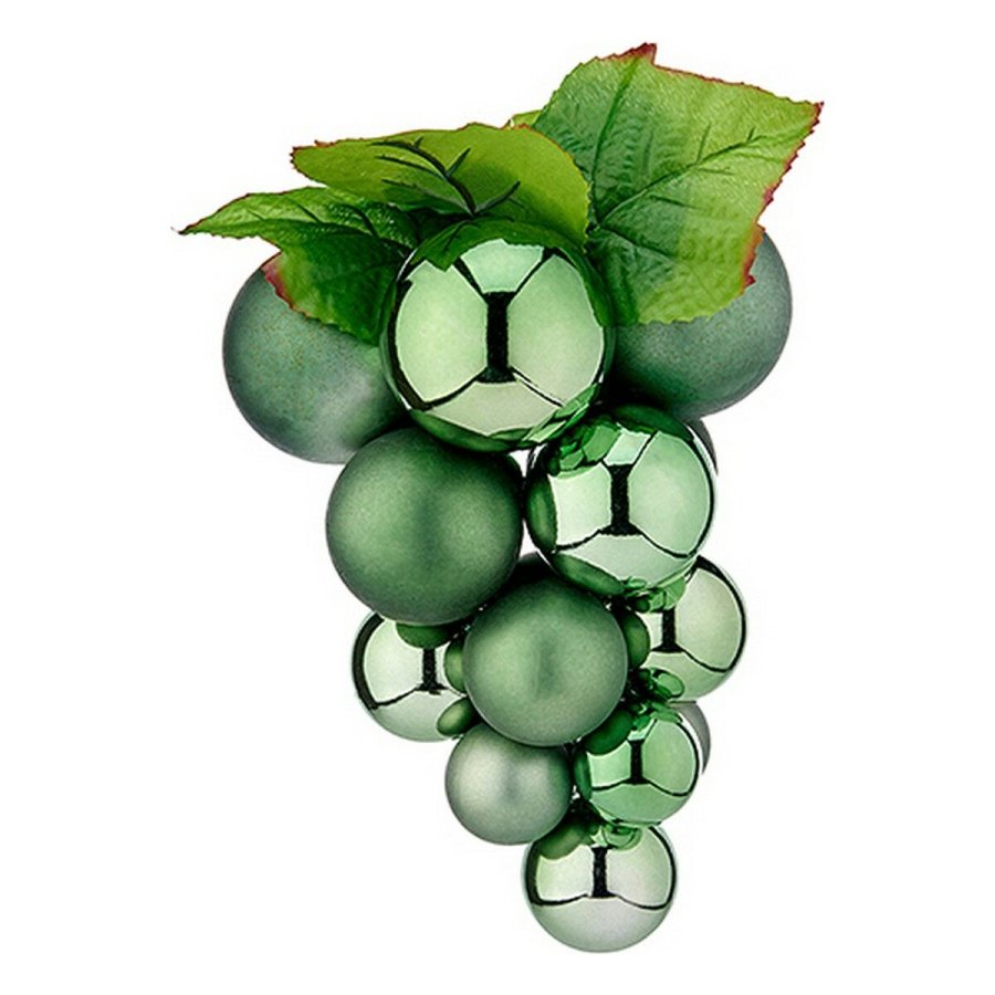Julekugle Krist+ 01848 Grn Plastik Druer #1