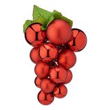 Julekugle Druer Rd Plastik 18 x 18 x 28 cm #1