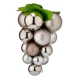 Julekugle Druer Slvfarvet Plastik 18 x 18 x 28 cm #1