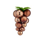 Julekugle Druer Brun Plastik 22 x 22 x 33 cm #1