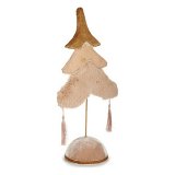 Juletr Krist+ 19A5906-M-4 Beige Gylden Tr Polar 12 x 43 x 22 cm #1
