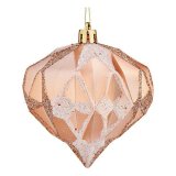 Julekugler Diamant  8 cm 6 enheder Kobber Plastik #1