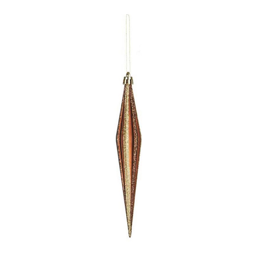Julepynt Krist+ 00899 Brun PVC 8,5 x 3,5 x 19 cm Strakt #1