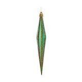 Julepynt Krist+ 00901 Rd Grn Gylden 3 x 8,5 x 19 cm Strakt #1