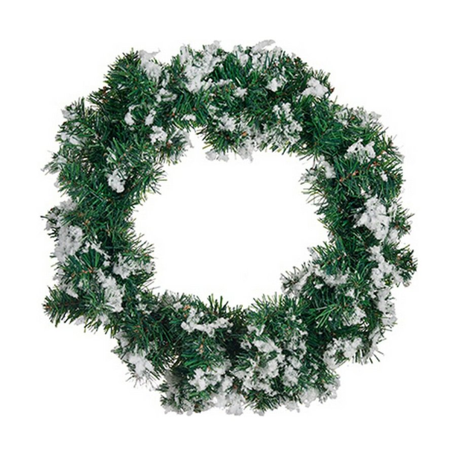 Adventskrans Snefnug Hvid Grn #1
