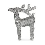 Julerensdyr Slvfarvet Metal 30 x 43,5 x 10 cm #1