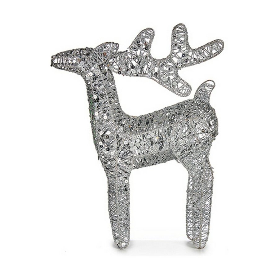 Julerensdyr Slvfarvet Metal 30 x 43,5 x 10 cm #1