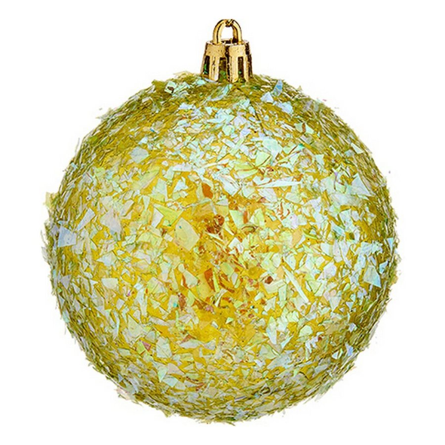 Julekugler Krist+ 00990-4 Grn Plastik  8 cm 6 enheder #1