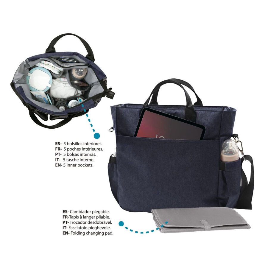 Organisator taske til barnevogn Marinebl� 37 x 15 x 35 cm #6