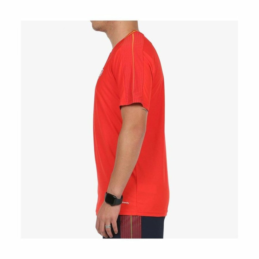 Kort�rmet T-shirt til M�nd Bullpadel Exudo  R�d #4