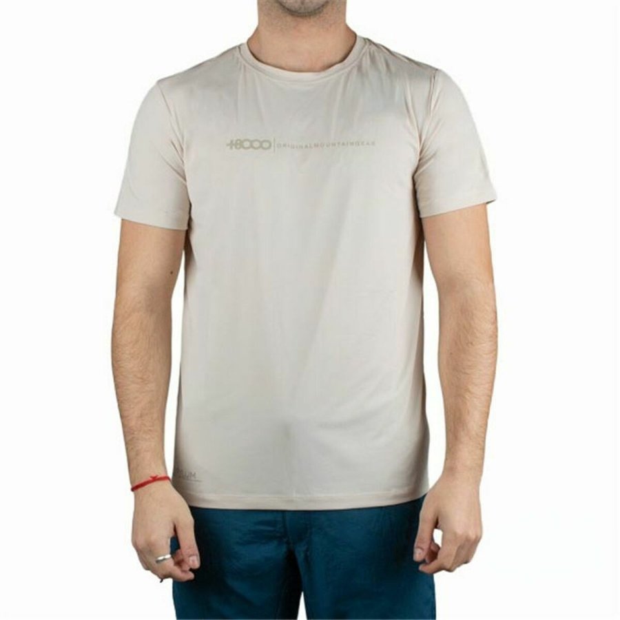 Kortrmet T-shirt til Mnd +8000 Uvero Beige #1