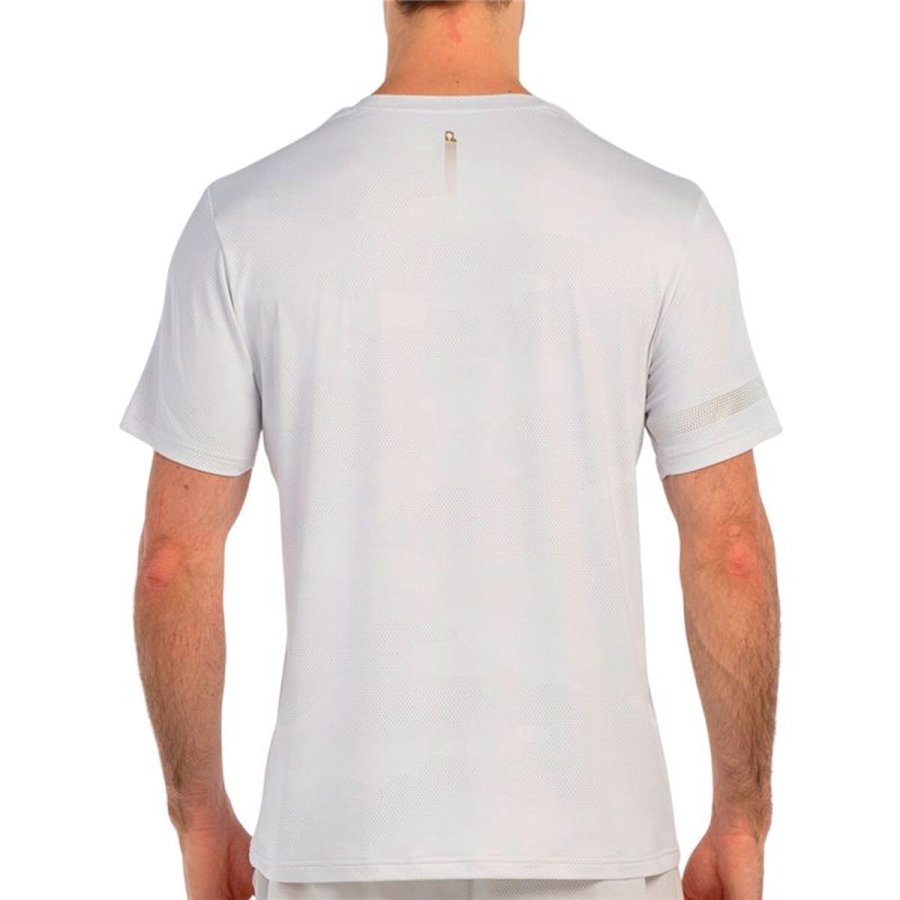Kort�rmet T-shirt til M�nd Bullpadel Bizme 012 Hvid Padel #2