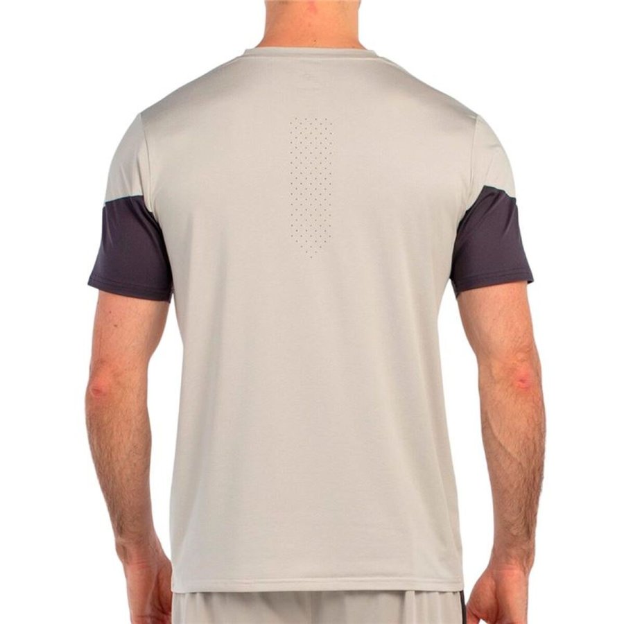Kort�rmet T-shirt til M�nd Bullpadel Brial 126 Beige Padel #2